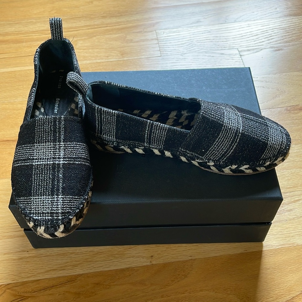 PROENZA SCHOULER PLAID ESPADRILLES
